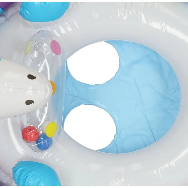 Unikornis formájú gyermek úszókarika üléssel, 3-4 év, 23 kg-ig, Intex