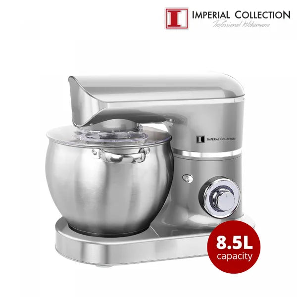 Álló mixer 2200 W teljesítménnyel, 8,5 l rozsdamentes tál, fekete