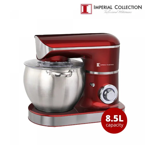 Álló mixer 2200 W teljesítménnyel, 8,5 l rozsdamentes tál, fekete