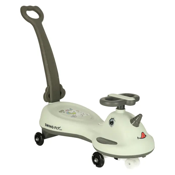 LED világítású gravitációs swing járgány tolókarral, szürke, 65 kg