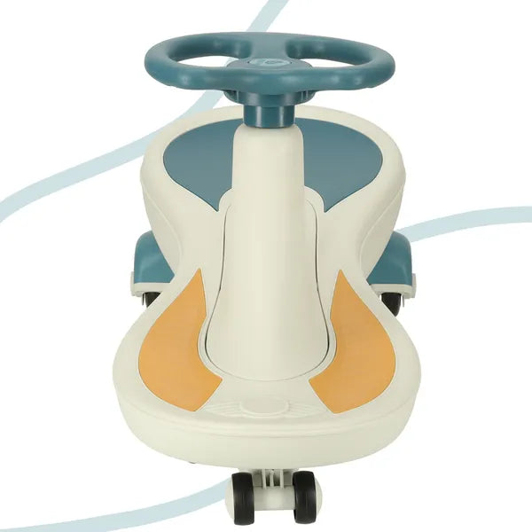 Gravity Rider LED Kerekekkel és Zenével, 76 cm, Kék-Fehér, Max 100 kg