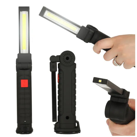 Műhelylámpa LED USB, mágneses, összecsukható, 5 mód, 200 lm, 1200 mAh
