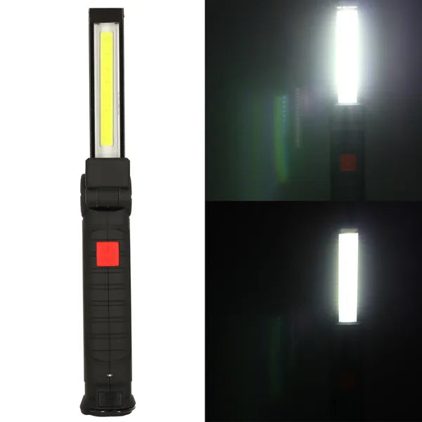 Műhelylámpa LED USB, mágneses, összecsukható, 5 mód, 200 lm, 1200 mAh