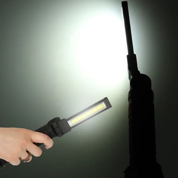 Műhelylámpa LED USB, mágneses, összecsukható, 5 mód, 200 lm, 1200 mAh