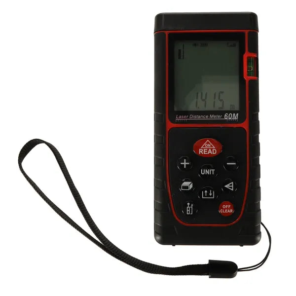 Digitális lézeres távolságmérő 60 m, ±3 mm, IP54, tok, AAA