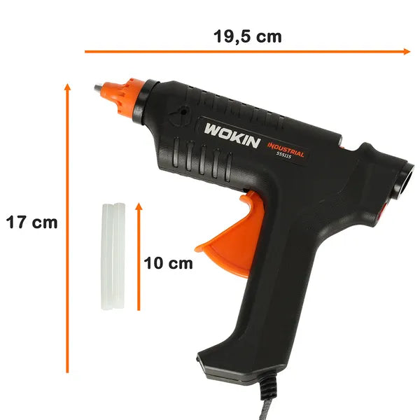 Ragasztópisztoly 15 W-os, 11,2 mm patronhoz, 2 ragasztórúddal
