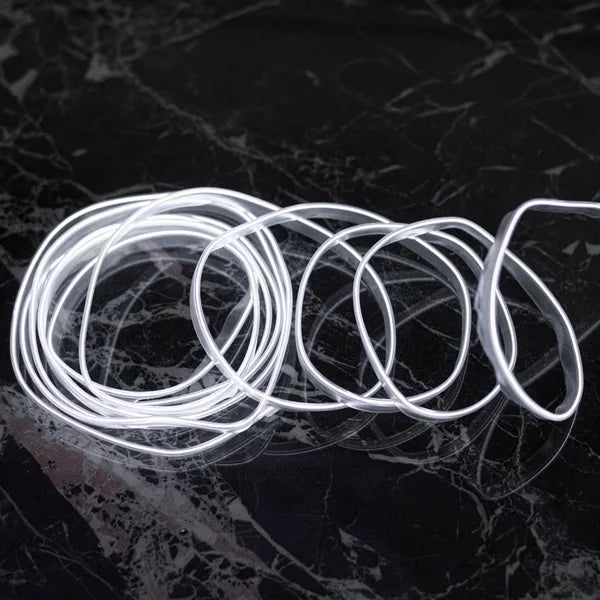 LED ambient világítás autóba, 5 m fehér szalag, USB/12 V