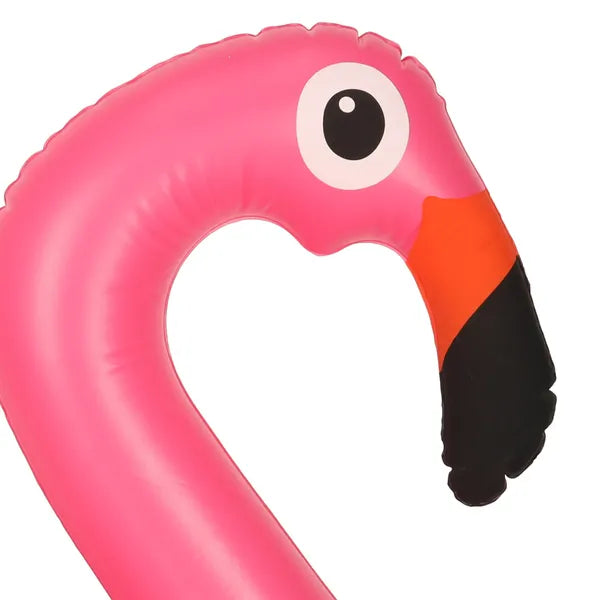Felfújható flamingó úszógumi ülőkés babáknak, 1–3 év, 15 kg-ig