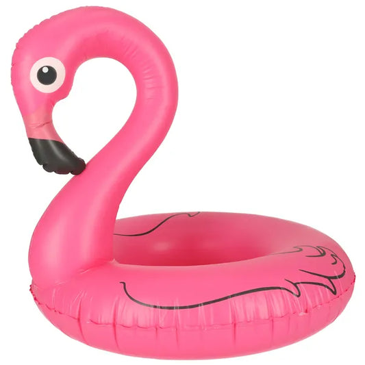 Felfújható flamingó úszógumi, 90 cm, PVC, 70 kg teherbírás