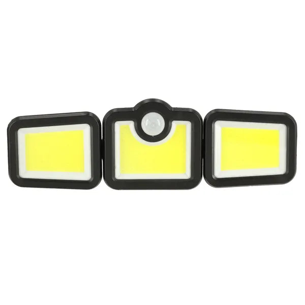 Solar LED reflektor 3-az-1-ben, mozgás- és alkonyérzékelő, 6500 lm, IP65