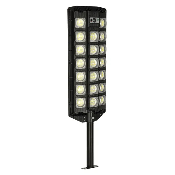 Napelemes LED reflektor PIR szenzorral, 60 W, 20 000 lm, IP65, távirányító