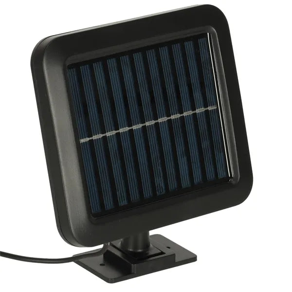 Napelemes külső LED lámpa 120 LED, IP65, mozgás- és alkonyérzékelővel