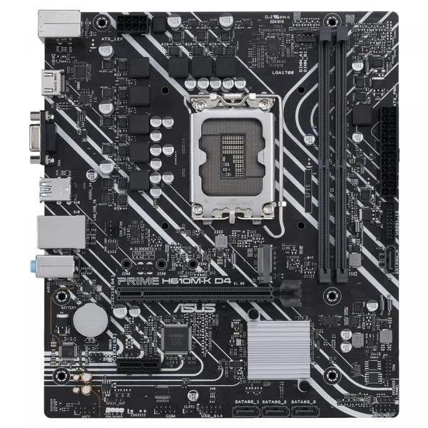 Asus Prime H610M-R D4 SI alaplap, LGA1700, mATX, DDR4, M.2, USB 3.2