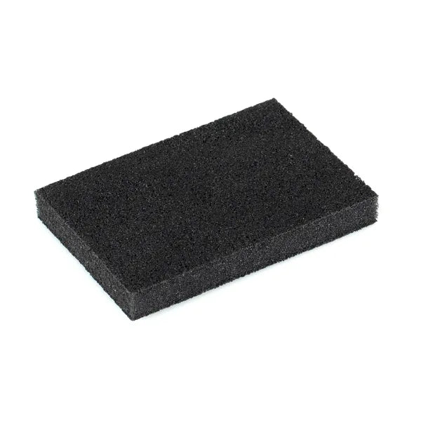 Mágikus súrolószivacs, durva felületű, vegyszermentes, 10×7×1 cm, fekete