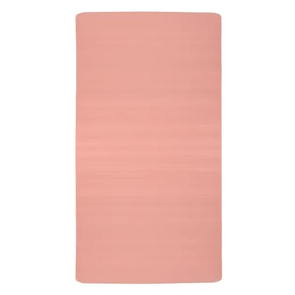 Rózsaszín vastag jógaszőnyeg 185×83 cm, 1,5 cm, hordtáskával