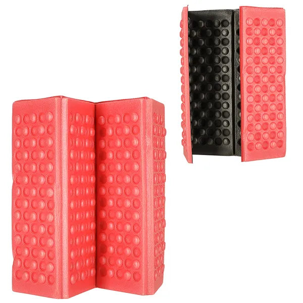 Összecsukható piros habszivacs túraülőke 29,5×39,5 cm