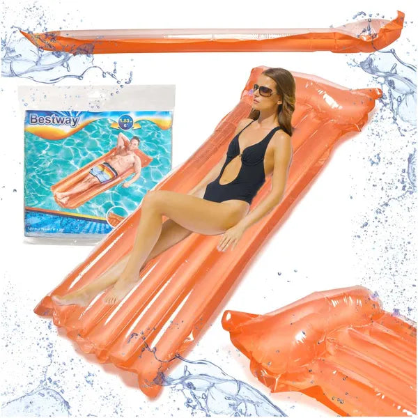 Bestway felfújható strandmatrac narancs 183×76 cm 90 kg