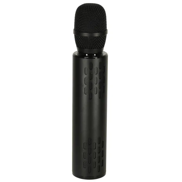 Vezeték nélküli karaoke mikrofon Bluetooth hangszóróval 2000 mAh, SD/USB, fekete