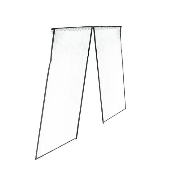 Mágneses ajtó rovarháló, fekete, 85×210 cm moszkitóháló