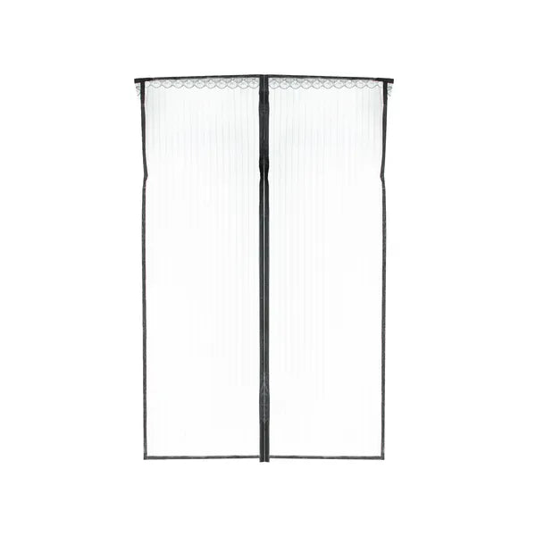 Mágneses ajtó rovarháló, fekete, 85×210 cm moszkitóháló