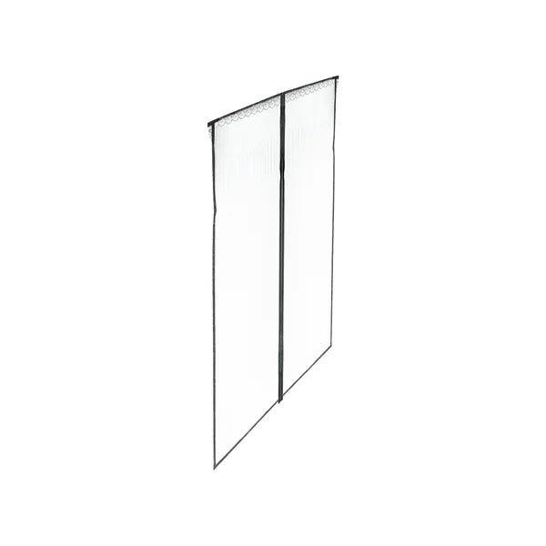 Mágneses ajtó rovarháló, fekete, 85×210 cm moszkitóháló
