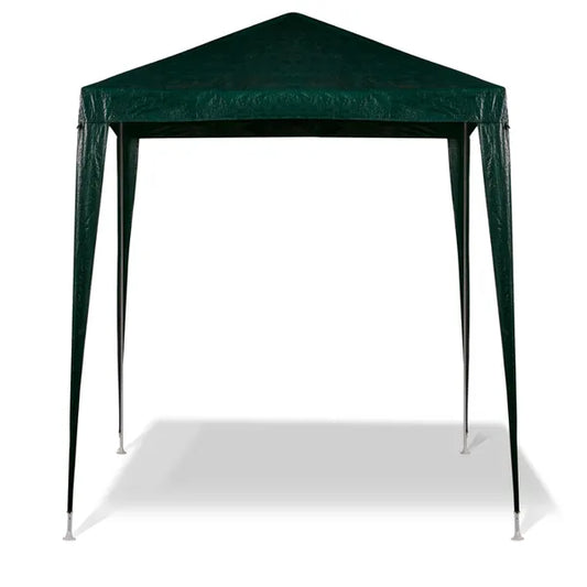 Zöld kerti pavilon sátor, 2×2 m, fém vázas rendezvénysátor