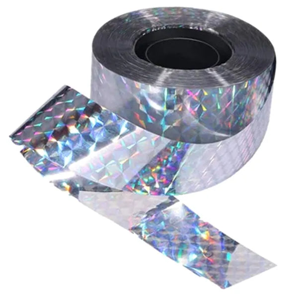Fényvisszaverő madárriasztó szalag 25 mm x 80 m, ezüst