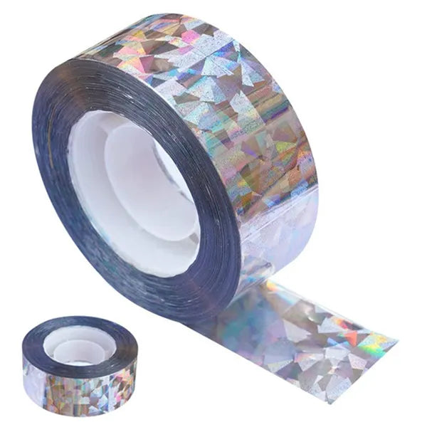 Fényvisszaverő madárriasztó szalag 25 mm x 80 m, ezüst