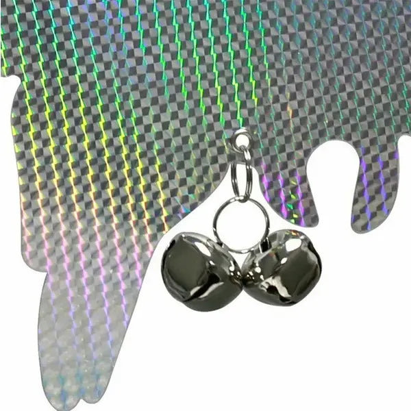 Fényvisszaverő madárriasztó holografikus ülő bagoly 41 cm