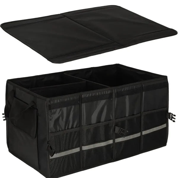 Autós csomagtartó rendező táska 60×35×30 cm 50 l fényvisszaverő