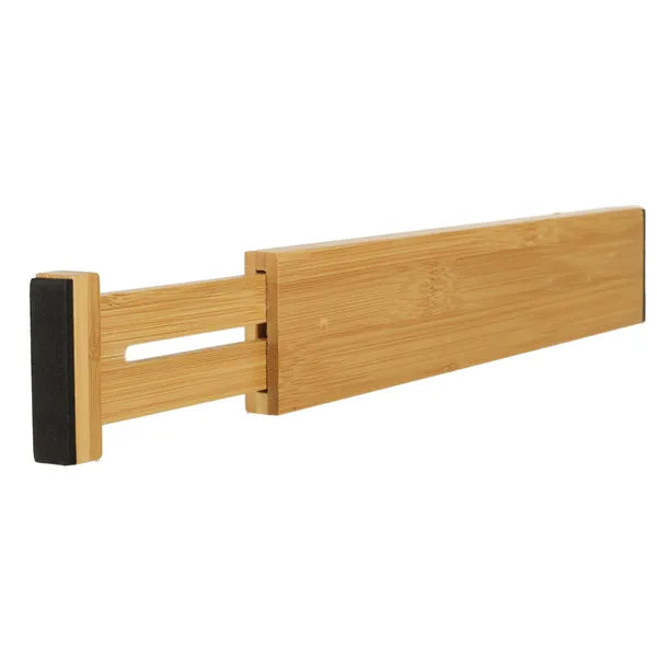 Állítható bambusz fiókrendező szeparátor, 34–43,5 cm