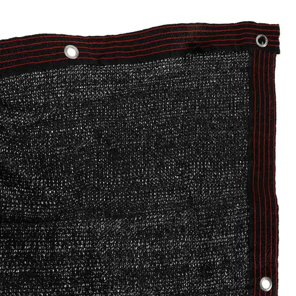 Balkon árnyékoló PVC háló 105x700 cm, 150 g/m², UV-álló, fekete