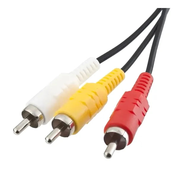 AV kábel 3x RCA Sony PlayStation PS1/PS2/PS3-hoz, 180 cm, fekete