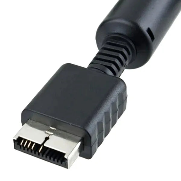 AV kábel 3x RCA Sony PlayStation PS1/PS2/PS3-hoz, 180 cm, fekete