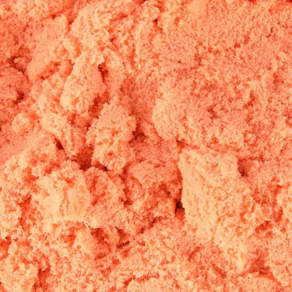 Narancssárga kinetikus homok 1 kg zacskóban, 3+ éves gyerekeknek