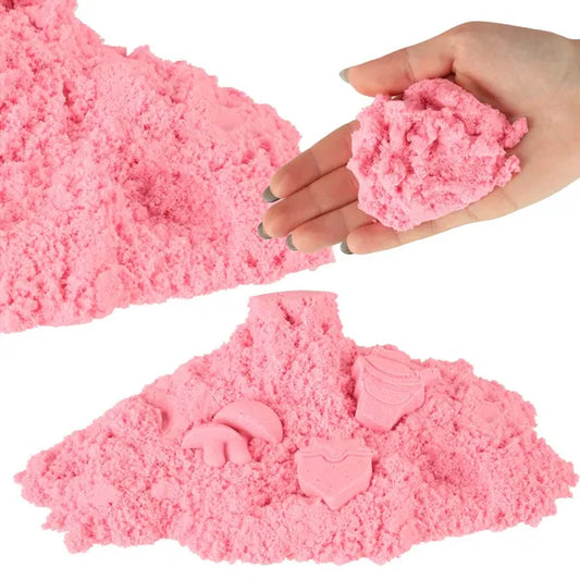 Kinetikus homok rózsaszín 1 kg zárható tasakban