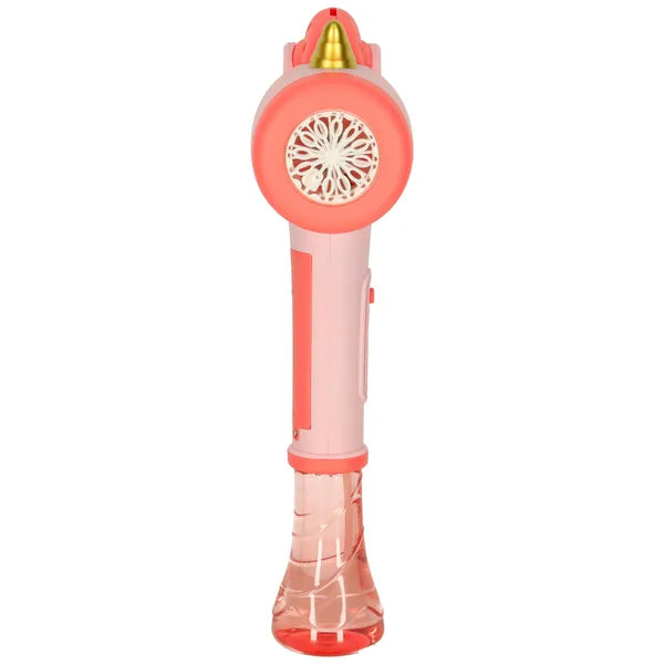 Unikornis buborékfújó pálca LED fénnyel, 100 ml folyadék, 6+