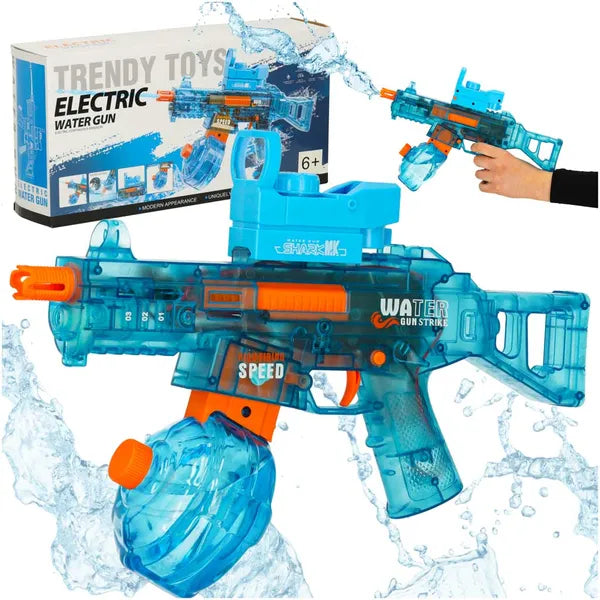 Elektromos vízipisztoly gyerekeknek, 350 ml tartály, 10 m hatótáv