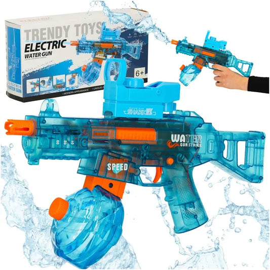 Elektromos vízipisztoly gyerekeknek, 350 ml tartály, 10 m hatótáv