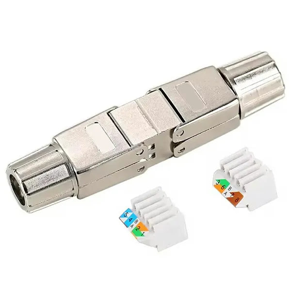 RJ45 STP moduláris toldó, Cat6/6A/7, 10 Gb/s, szerszám nélkül