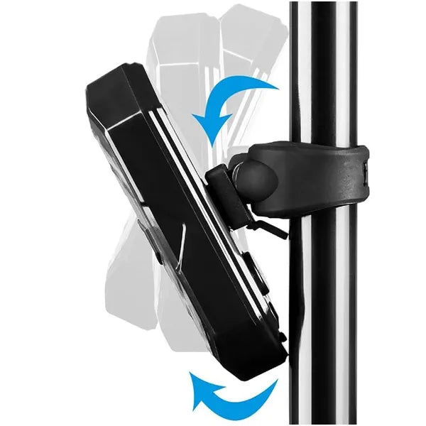 LED kerékpár irányjelző szett hátsó lámpával, USB-s tölthető, IPX4