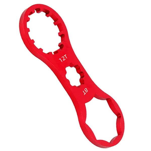 Amortizátor kupakkulcs 8T/12T – SR Suntour/RST, alumínium