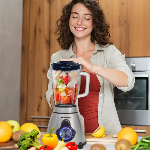 Rosenberg SW-1380 2-az-1-ben turmixgép és daráló, 800 W, 1,5 l üvegkancsó