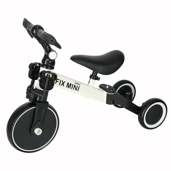 Trike Fix Mini 3 az 1-ben futóbicikli-tricikli pedálokkal, fehér, 18 hó–4 év