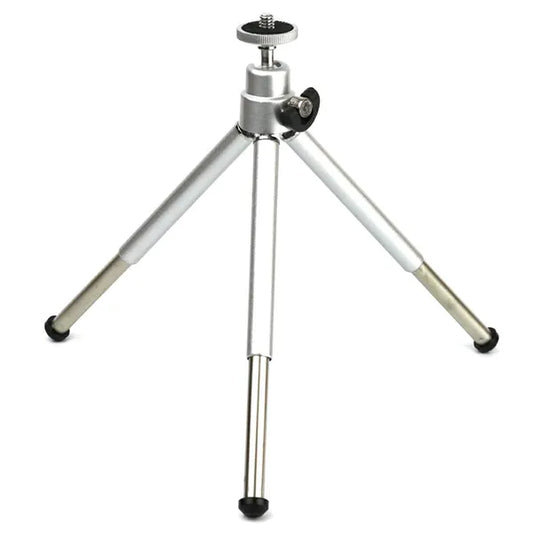 Asztali fotóállvány, 23 cm, alumínium, 1/4'' univerzális menet, ezüst