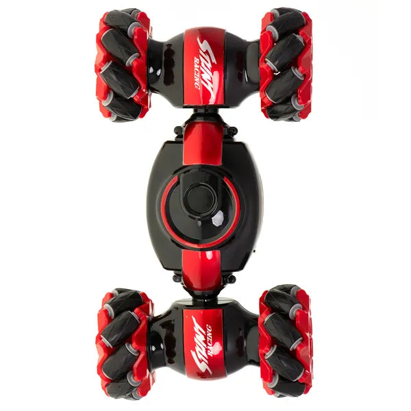 RC kaszkadőr autó 360° – piros, 2,4 GHz, kézmozdulat-vezérlés, 25 km/h