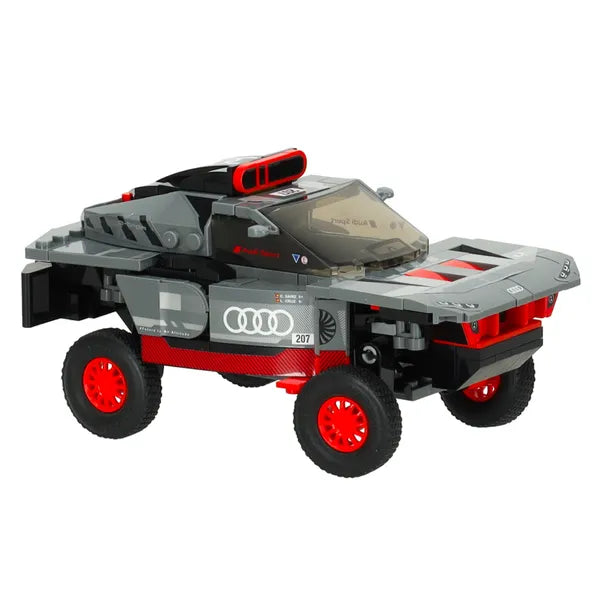 Audi RS Q e-tron építőkészlet 1:30, 376 db építőkocka, 6+ kor