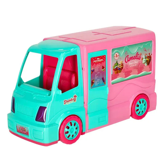 Baba lakókocsi–food truck 2 az 1-ben, 21 részes, 38 cm, 3+
