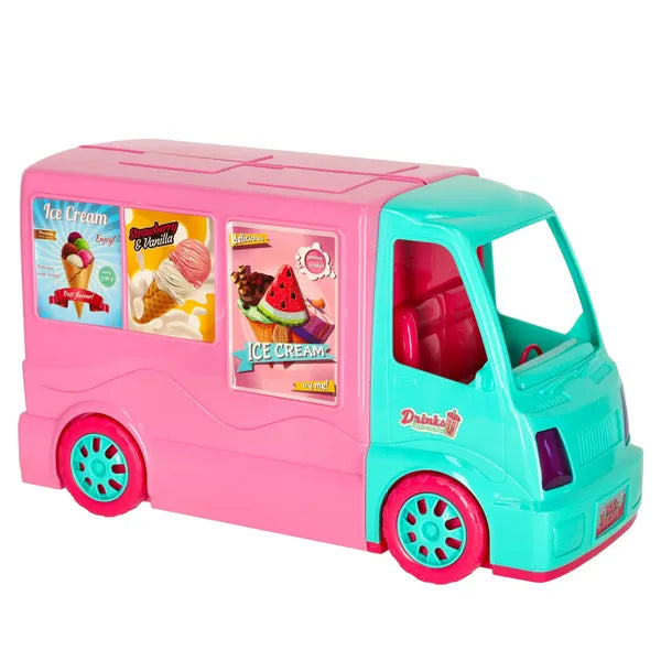 Baba lakókocsi–food truck 2 az 1-ben, 21 részes, 38 cm, 3+