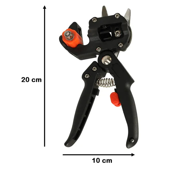 Univerzális oltó metszőolló 3 cserélhető pengével, ergonomikus, 20 cm